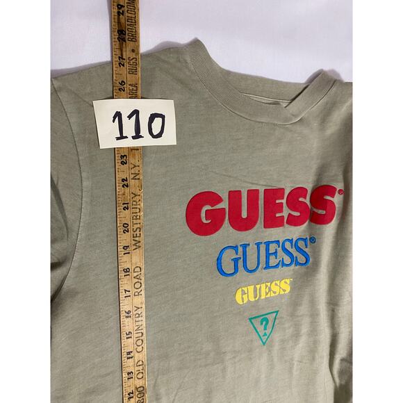 Vintage Guess Originals Small T shirt Spellout Triangle Mens 22x27 - Picture 4 of 11